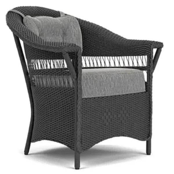 Nantucket Dining Armchair Premium Wicker Furniture-Outdoor Dining Chairs-Lloyd Flanders-LOOMLAN