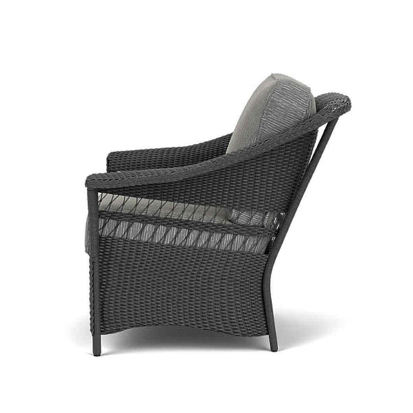 Nantucket Lounge Chair Premium Wicker Furniture Outdoor Accent Chairs LOOMLAN By Lloyd Flanders