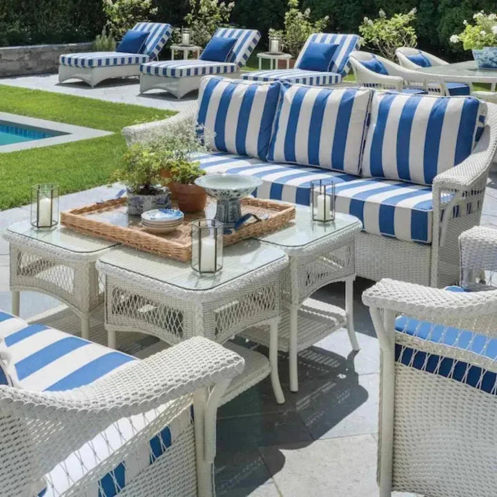 Nantucket Sofa Premium Wicker Furniture Lloyd Flanders - LOOMLAN - Lloyd Flanders - Outdoor Sofas & Loveseats