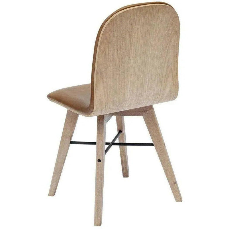 Napoli Leather Armless Dining Chair 2PC-Dining Chairs-Moe's Home-LOOMLAN