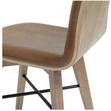 Napoli Leather Armless Dining Chair 2PC-Dining Chairs-Moe's Home-LOOMLAN