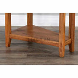 Narrow Wood Sedona Chair Side Table