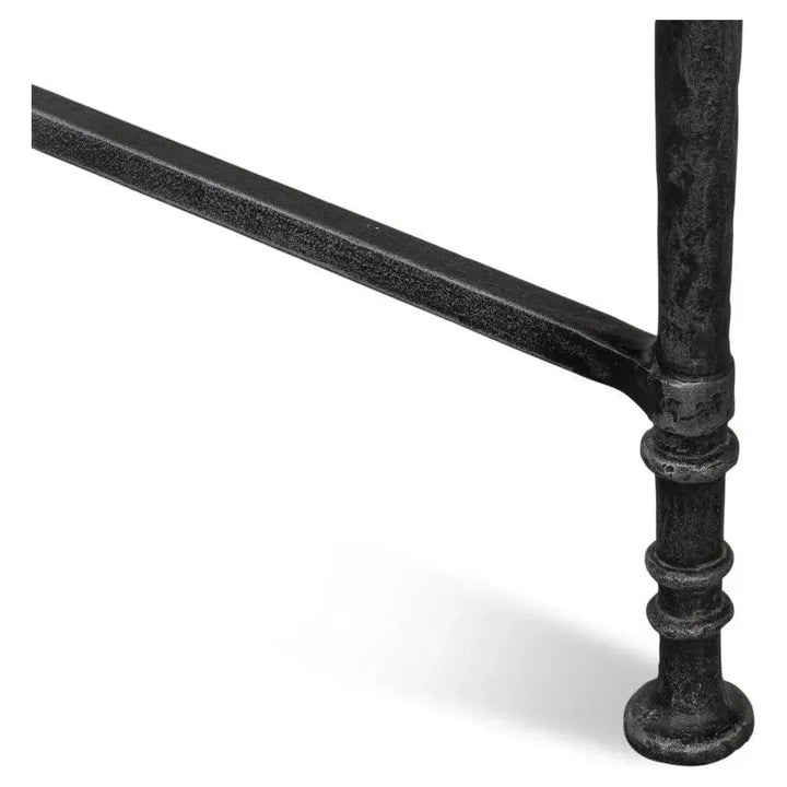 Nathaniel Console Table Extra Slim Two Tone Wood 60" - LOOMLAN - Sarreid - Console Tables