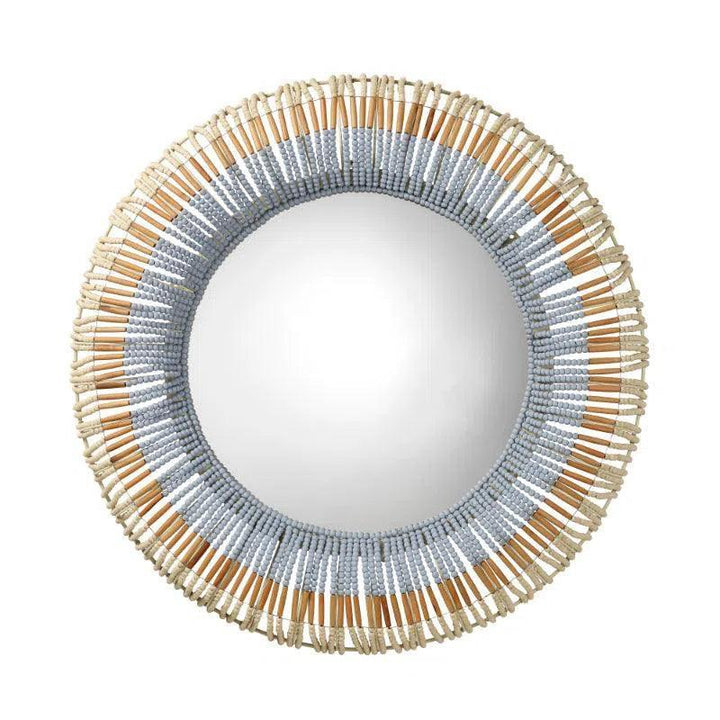 Native Beaded Mirror - LOOMLAN - Jamie Young - Wall Mirrors