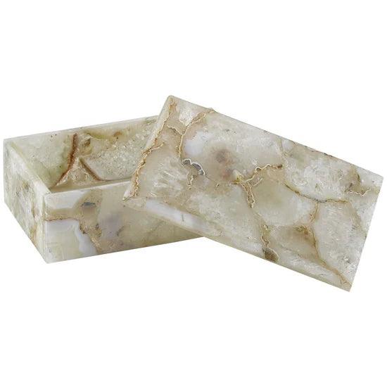 Natural Agate Benoit Small Box