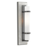 Natural Alabaster Oil Rubbed Bronze Opaque White Sconce Wall Sconces LOOMLAN By Currey & Co