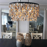 Natural Blacksmith Stillwater Oval Chandelier