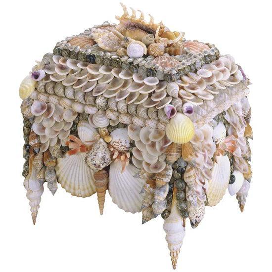 Natural Boardwalk Shell Jewelry Box - LOOMLAN - Currey & Co - Boxes & Bowls