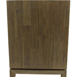 Natural Brown Solid Wood West 6 Drawer Dresser