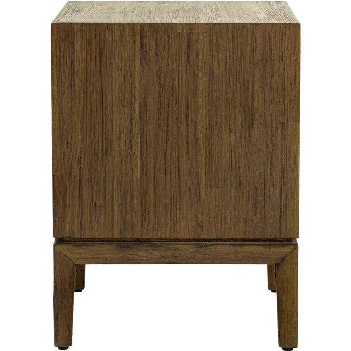 Natural Brown Solid Wood West Nightstand - LOOMLAN - LH Imports - Nightstands