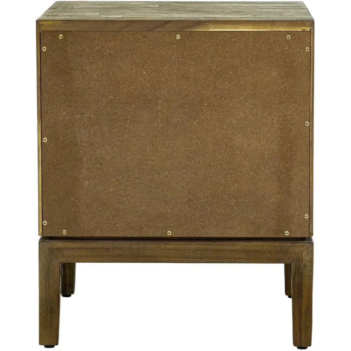 Natural Brown Solid Wood West Nightstand - LOOMLAN - LH Imports - Nightstands