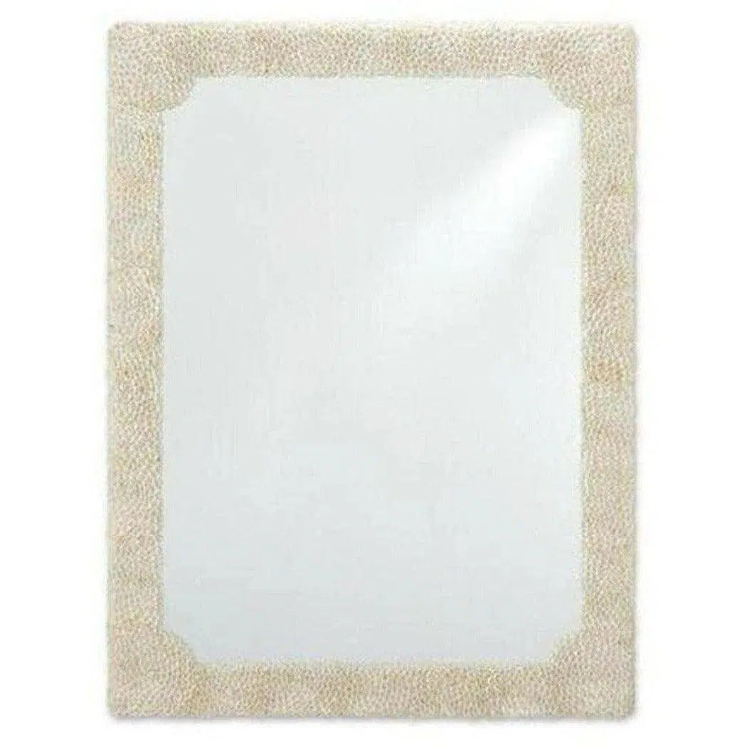 Natural Clam Rose Shells Leena Large Mirror