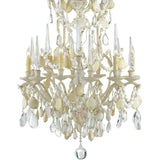 Natural Crushed Shell Buttermere Chandelier Chandeliers LOOMLAN By Currey & Co