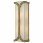 Natural Dark Gold Leaf Carthay Wall Sconce