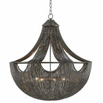 Natural Iron Brass Eduardo Chandelier