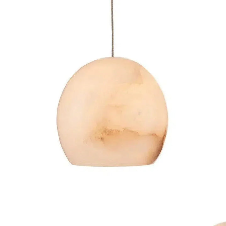 Natural Painted Silver Lazio 1 - Light Multi - Drop Pendant - LOOMLAN - Currey & Co - Pendants