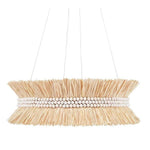 Natural Raffia Seychelles Chandelier