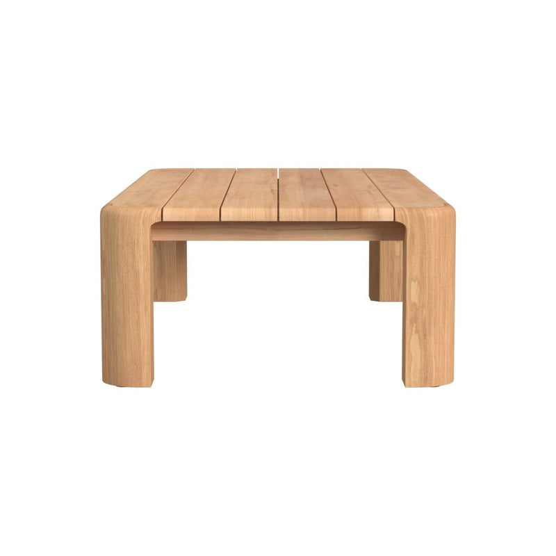 Natural Teak Outdoor Coffee Table-Outdoor Coffee Tables-Sunset West-LOOMLAN