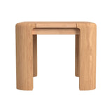 Natural Teak Rectangular Outdoor End Table-Outdoor Side Tables-Sunset West-LOOMLAN