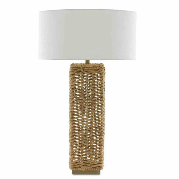 Natural Torquay Table Lamp - LOOMLAN - Currey & Co - Table Lamps