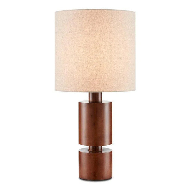 Natural Wood Vero Table Lamp Table Lamps LOOMLAN By Currey & Co