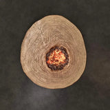 Nature's Wood Round Firepit Table-Outdoor Fire Tables-Castelle-LOOMLAN