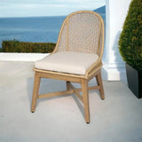 Nautilus Dining Chair 2PC Natural Outdoor