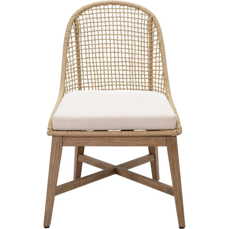 Nautilus Dining Chair 2PC Natural Outdoor