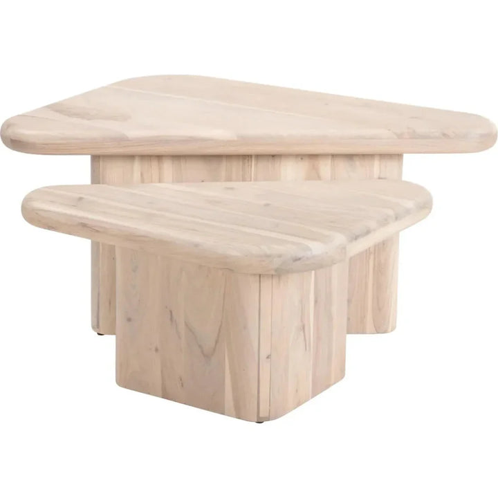 Navidic Coffee Table Set (2 - Piece) Natural - LOOMLAN - Zuo Modern - Coffee Tables
