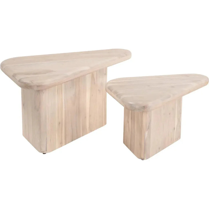 Navidic Coffee Table Set (2 - Piece) Natural - LOOMLAN - Zuo Modern - Coffee Tables