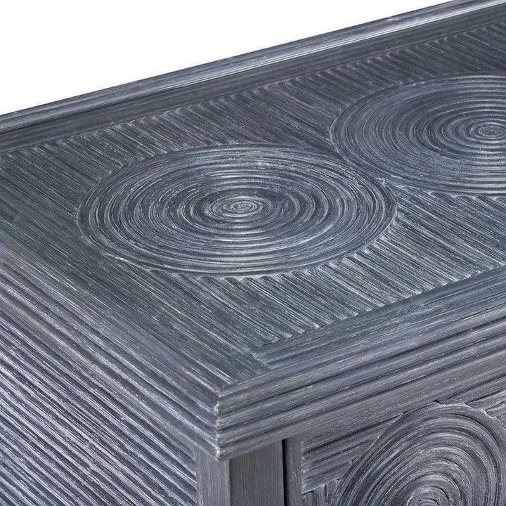 Navy Brass Chest Barry Goralnick Collection - LOOMLAN - Currey & Co - Chests