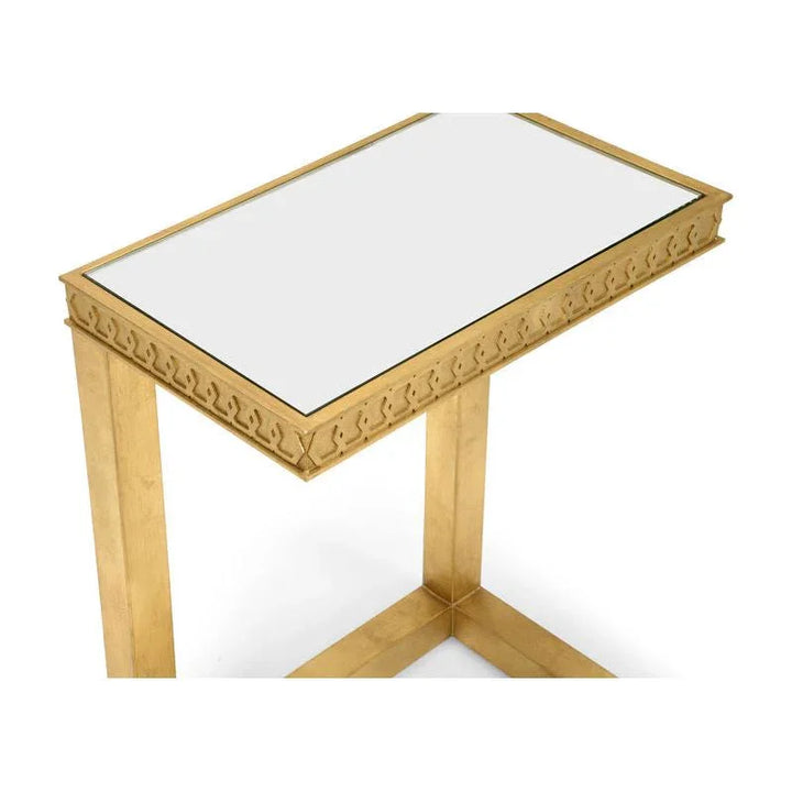Nemeth Cigar Mirrored Top Side Table - LOOMLAN - Chelsea House - Side Tables