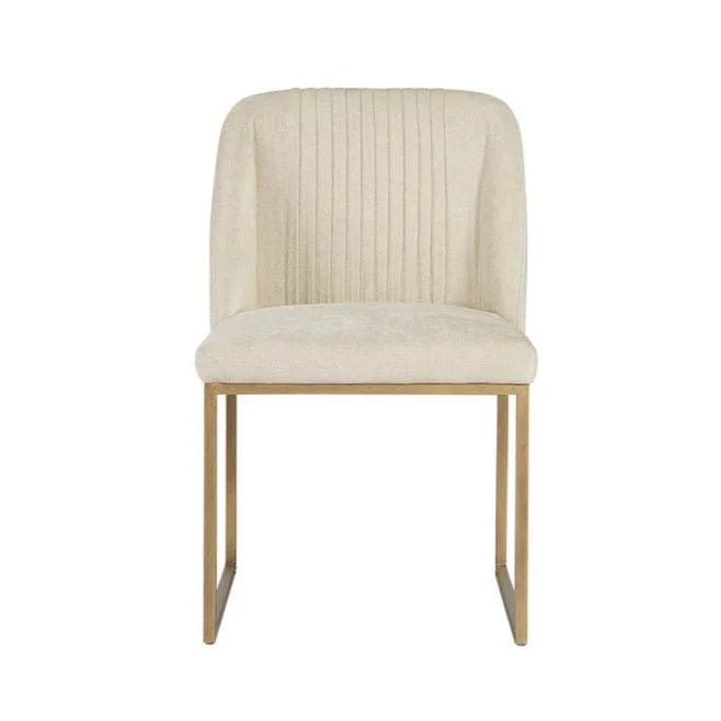 Nevin Fabric Armless Dining Chair 2PC