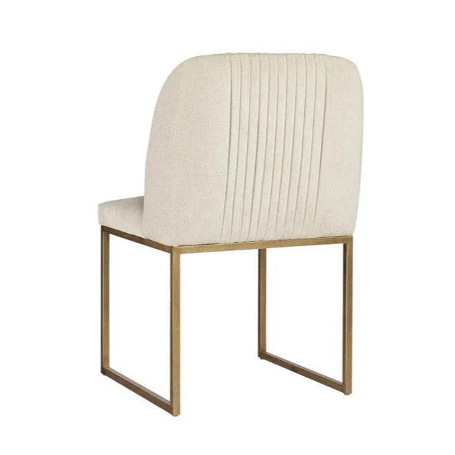 Nevin Fabric Armless Dining Chair 2PC