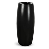 New Bullet Outdoor Fiberglass Planter-Planters-Le Present-Black-36" H-LOOMLAN