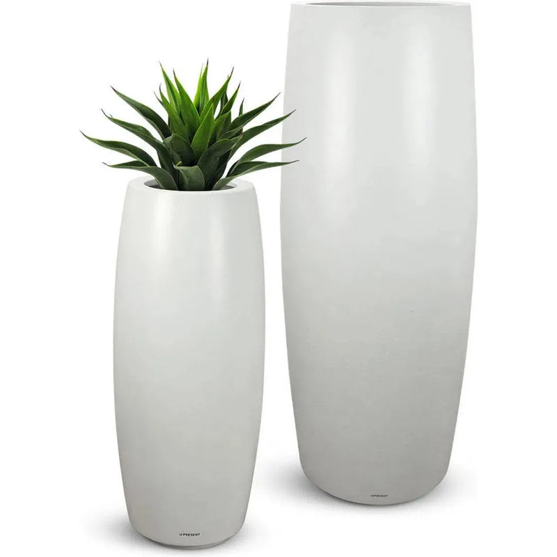 New Bullet Outdoor Fiberglass Planter-Planters-Le Present-LOOMLAN