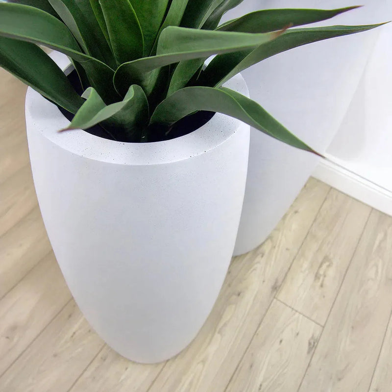 New Bullet Outdoor Fiberglass Planter-Planters-Le Present-LOOMLAN