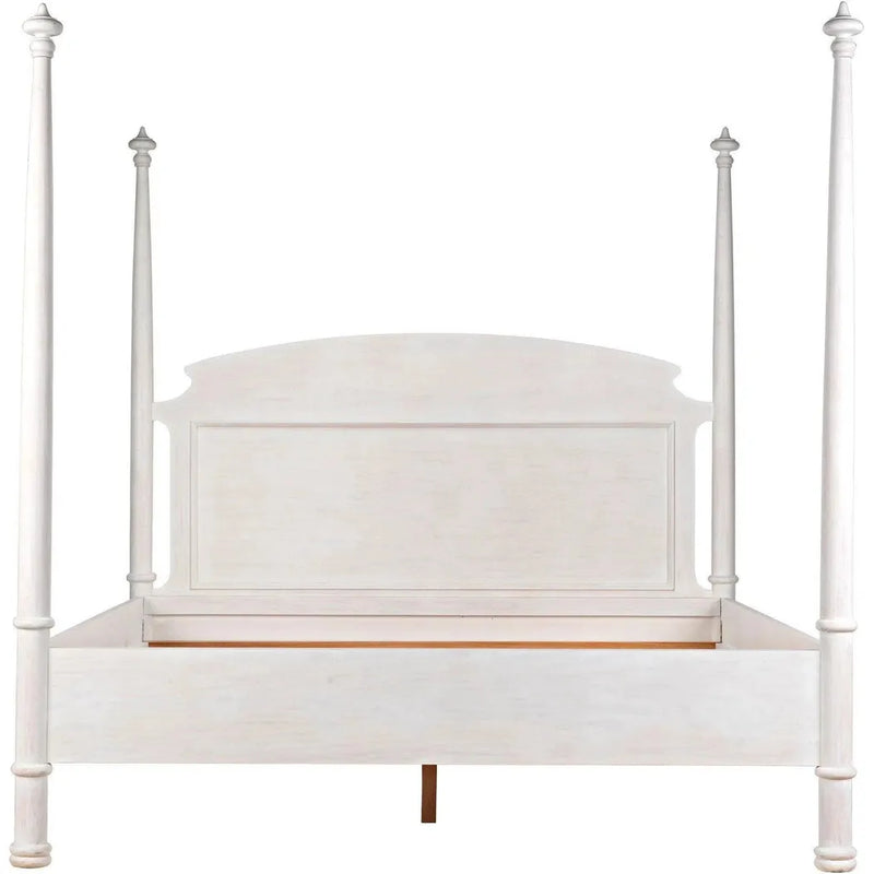 New Douglas Wood White Washed Bed Frame Beds LOOMLAN By Noir