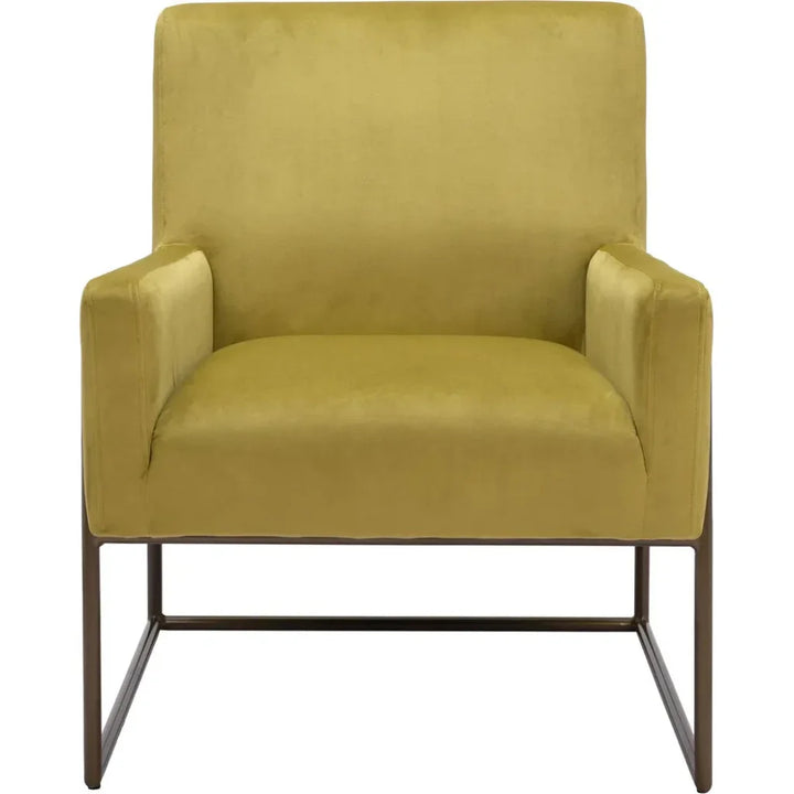 New York Accent Chair Olive Green - LOOMLAN - Zuo Modern - Accent Chairs