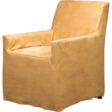 Newman Top Grain Leather Chair-Club Chairs-Olivia + Quinn-LOOMLAN