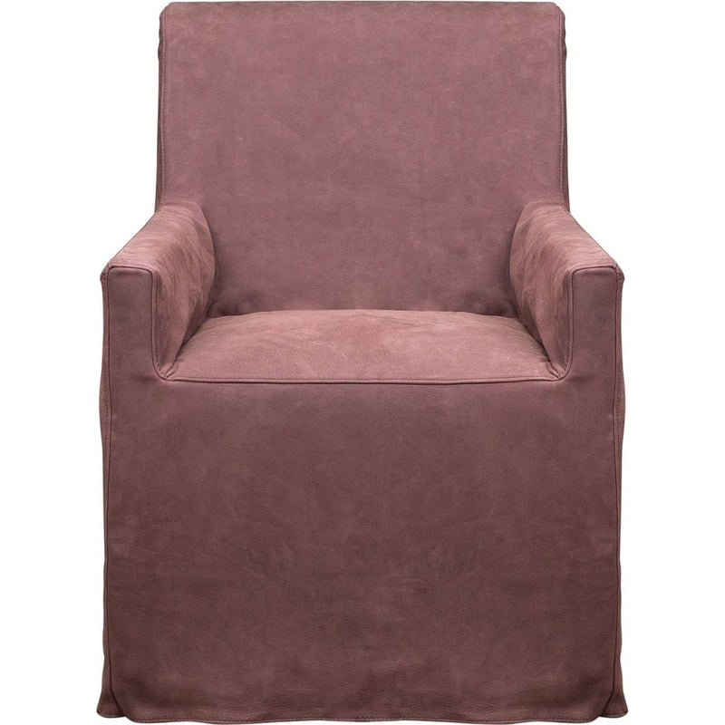 Newman Top Grain Leather Chair-Club Chairs-Olivia + Quinn-LOOMLAN