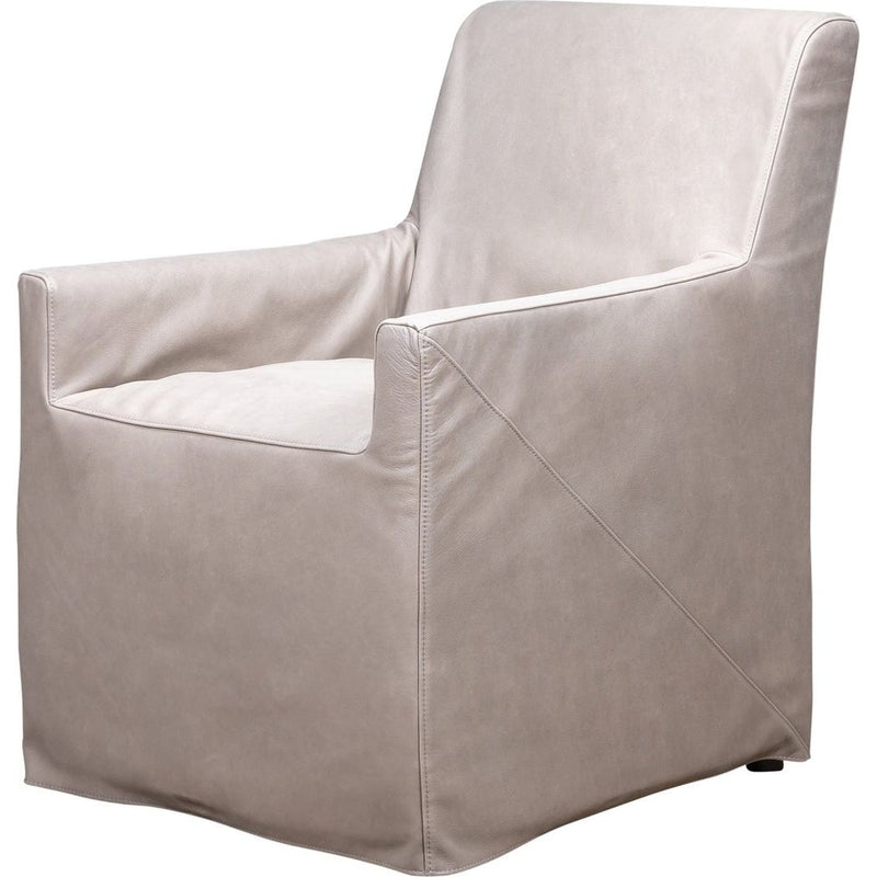 Newman Top Grain Leather Chair-Club Chairs-Olivia + Quinn-LOOMLAN