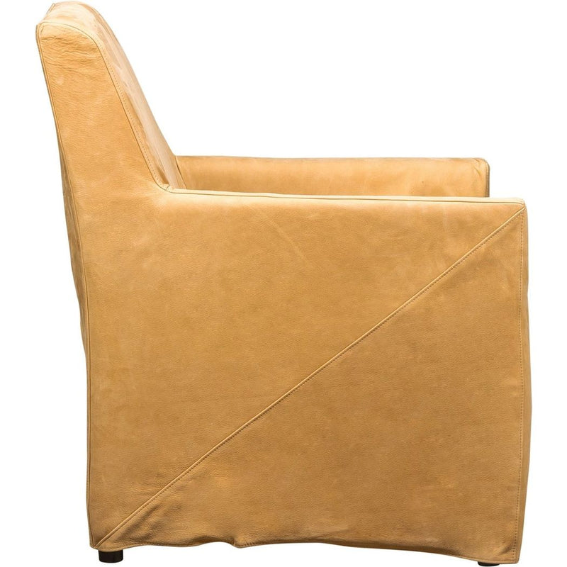 Newman Top Grain Leather Chair-Club Chairs-Olivia + Quinn-LOOMLAN