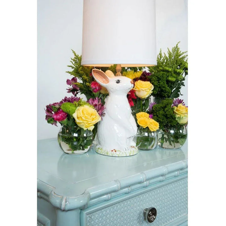 Next Generation Ceramic Baby Bunny Base Table Lamp - LOOMLAN - Wildwood - Table Lamps