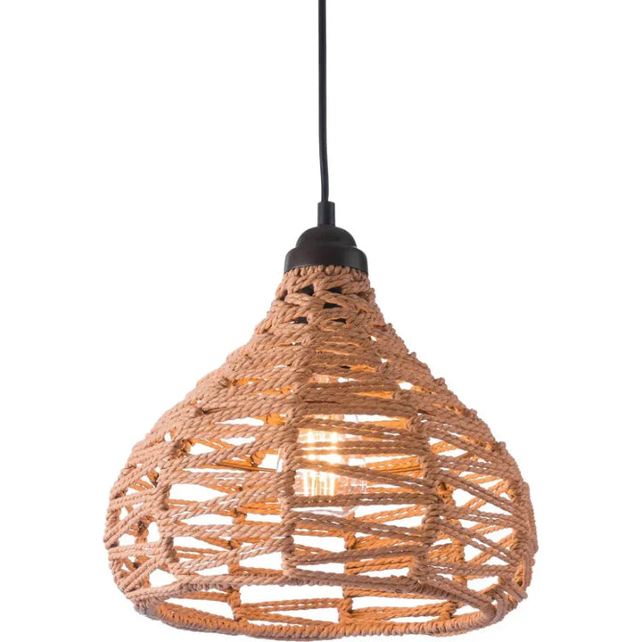 Nezz Ceiling Lamp Natural - LOOMLAN - Zuo Modern - Pendants