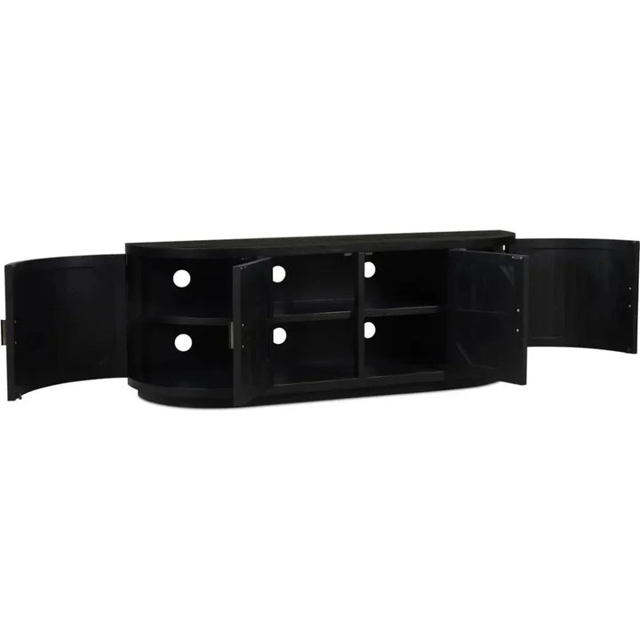 Nicola Natural Wood Media Cabinet - LOOMLAN - Moe's Home - TV Stands & Media Centers