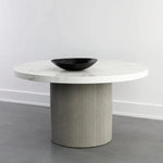 Nicolette Concrete Outdoor Round Dining Table