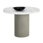 Nicolette Concrete Outdoor Round Dining Table