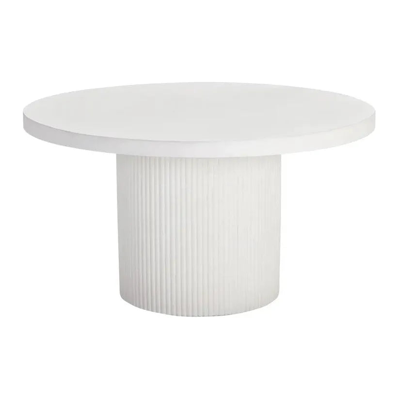 Nicolette Concrete Outdoor Round Dining Table