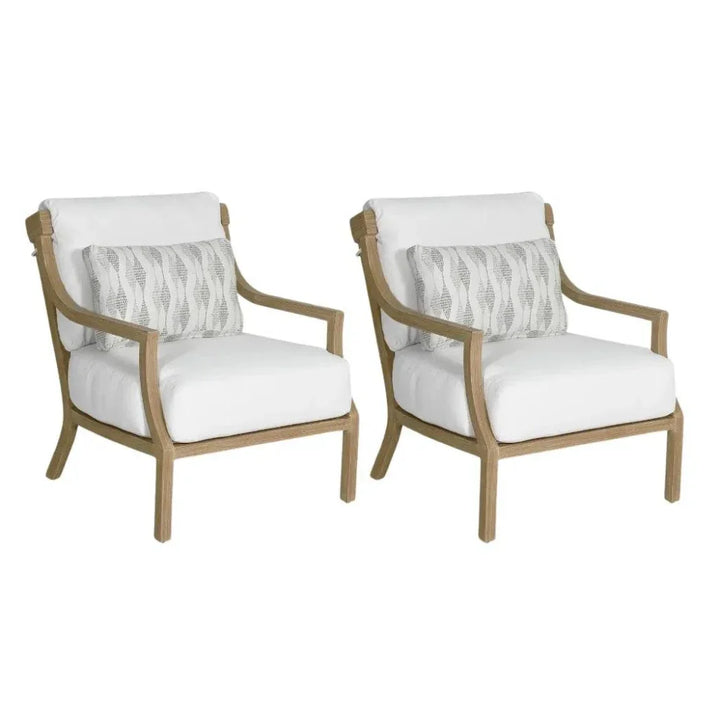 Nicoya Cushioned Lounge Chair Sunbrella Cushions-Outdoor Accent Chairs-Castelle-LOOMLAN